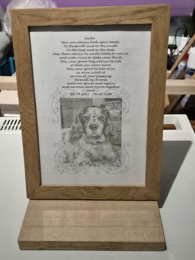 Pet Memorial Plaque